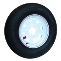 TOW RITE 205/75R15 6 Ply Tire on (5/4.5) White Rally Rim