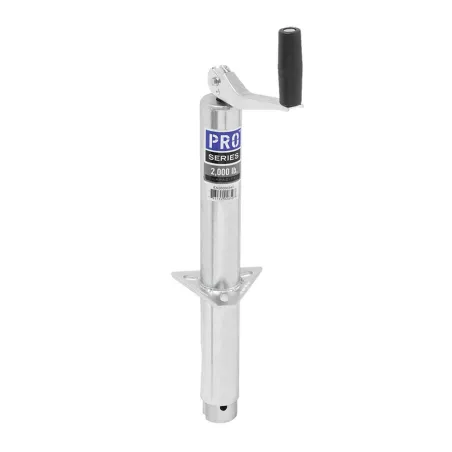 Galvanized Pro Series 2000lb 10" Topwind A-Frame Trailer Jack