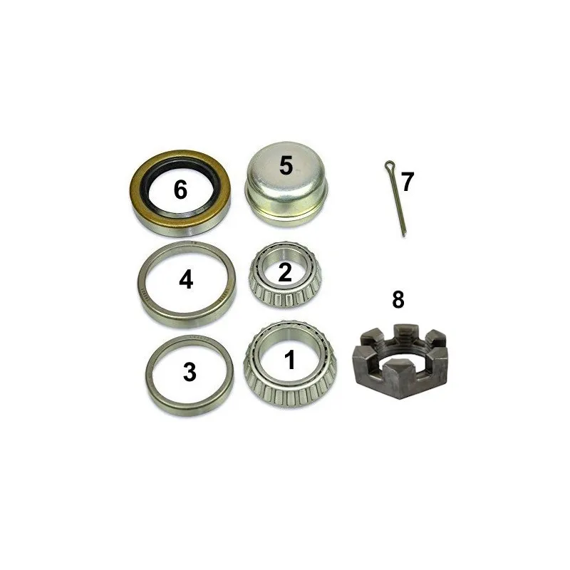Complete 5200lb trailer bearing kit