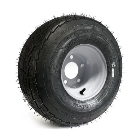 Pneu ROADGUIDER 215/60-8 (18.5 x 8.5-8) 8 Plis sur Jante Blanche 5 trous