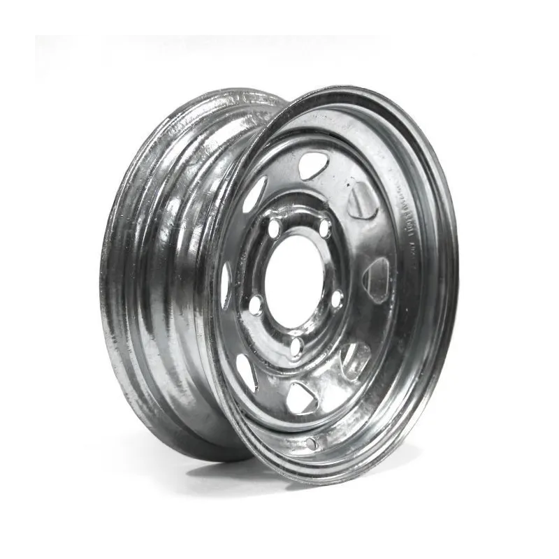 (5/4.5) 5 Holes 15" x 6" Galvanized Rally Trailer Rim