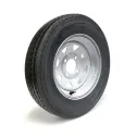 Pneu HAKUBA 5.30-12 6 Plis sur Jante Rally Blanche 4 trous
