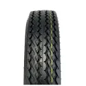 Pneu Hakuba 5.30-12 6 Plis sur Jante Rally Blanche 5 trous