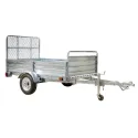 Remorque utilitaire de 5 pi x 7 pi galvanisée avec rampe d'embarquement  DK2 MMT5X7G-DUG