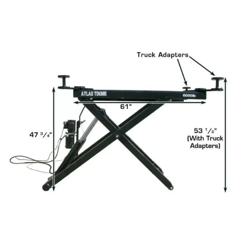 Atlas TD6MR 6000lb 110V Portable Scissor lift