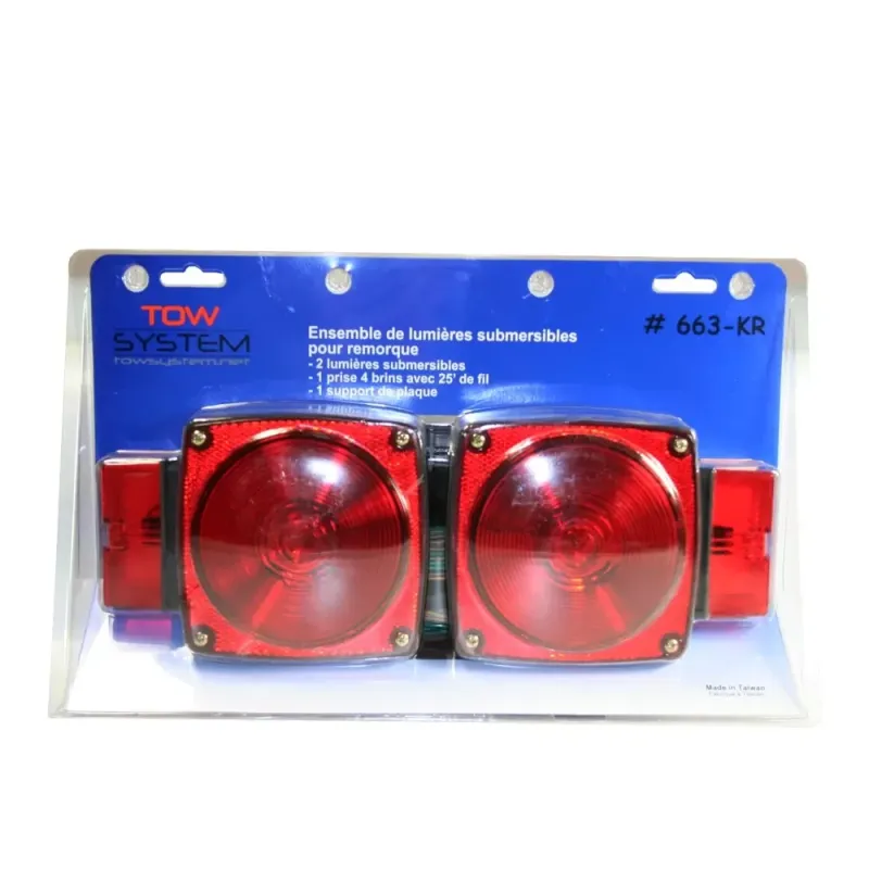 Ensemble de Lumières de Remorque Submersibles