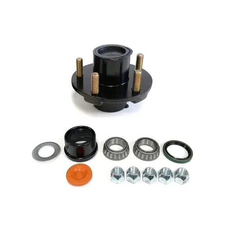 Complete 5 studs (5/4.5) 2000lb 5-1/2" hub kit for 1-1/16" spindle and 8" to 12" wheel