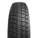 Pneu Radial Castle Rock 235/85R16 12 Plis sur Jante Rally Blanche 8 trous