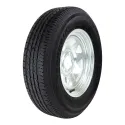 GOODRIDE Radial 205/75R15 6 Ply Tire on 5 holes Galvanized Rally Rim