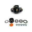 Complete 5 studs (5/4.5) 2000lb 6-1/2" hub kit for 1-1/16" spindle and 13" to 15" wheel
