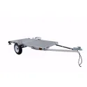 DK2 4x8 Single Axle Galvanized Folding Utility Trailer