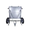 DK2 4x8 Single Axle Galvanized Folding Utility Trailer