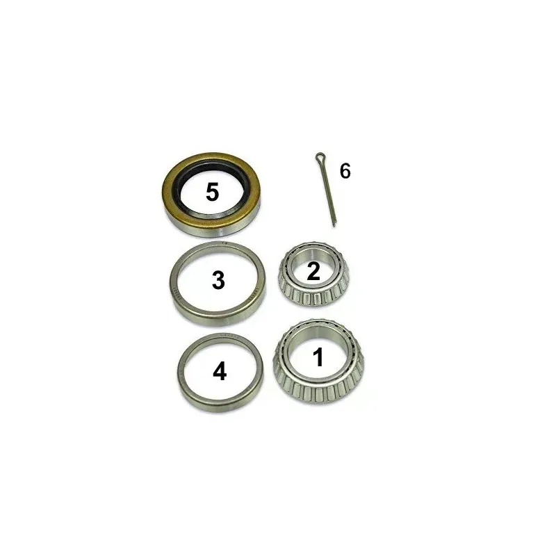 Complete 3500lb trailer bearing kit