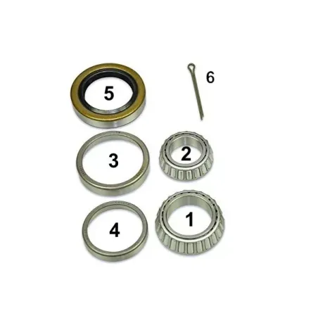 Complete 3500lb trailer bearing kit