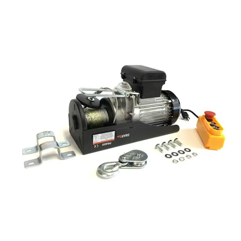 120V 650/1300 lb Electric winch 40' steel cable