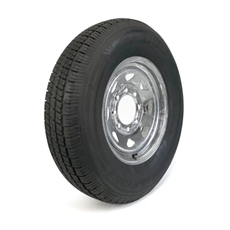 Pneu Radial Castle Rock 235/80R16 10 Plis sur Jante Rally Galvanisée 8 trous