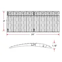 Caliber 13392 EdgeGlides 2.0 Edge Protector 24" x 9" - 4-Pack