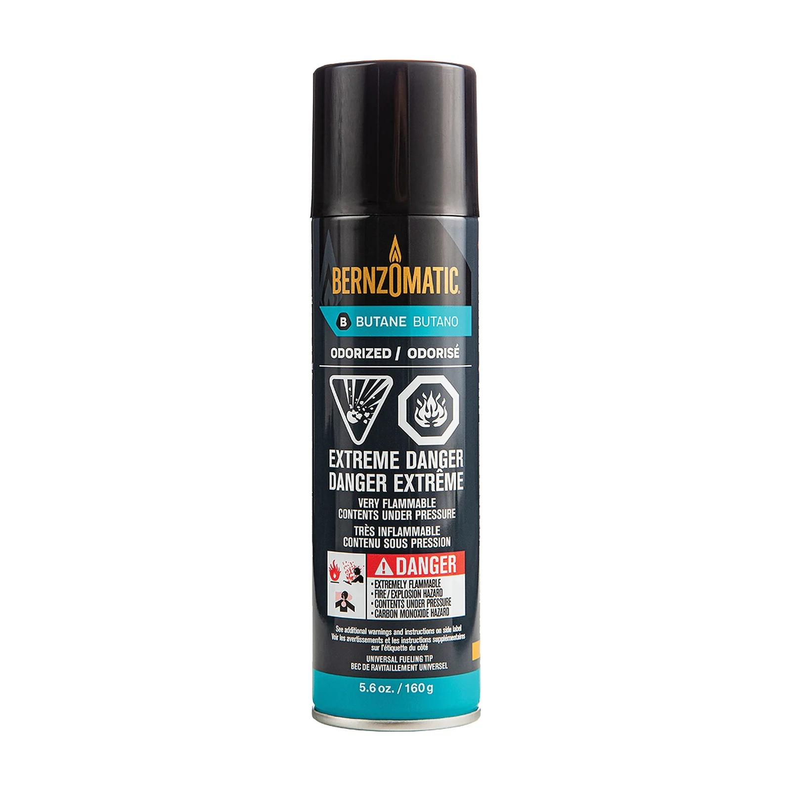 Contenant de butane 5.6 oz caisse de 12 Bernzomatic BZBF56-12