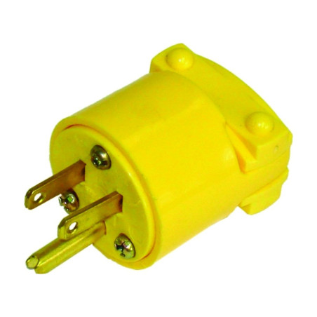 Male Electrical Plug 110V 10-Pack Rodac 45411 RDE128HD-10