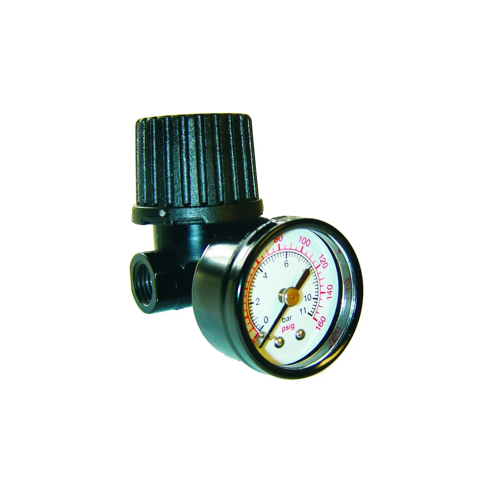 Mini Air Regulator 1/4" with Gauge Rodac RDLR10