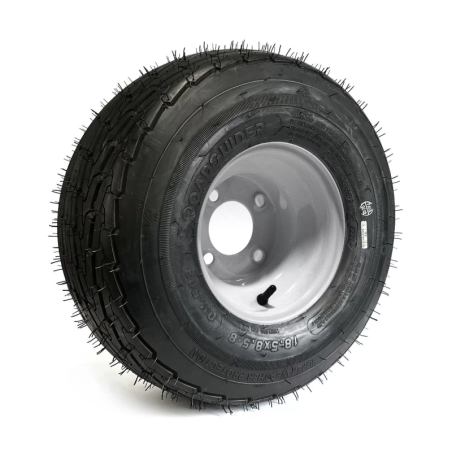 ROADGUIDER 215/60-8 (18.5 x 8.5-8) 6 Ply Tire on 4 holes White Rim