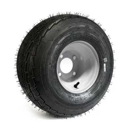 ROADGUIDER 215/60-8 (18.5 x 8.5-8) 6 Ply Tire on 4 holes White Rim