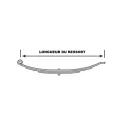 Ressort À Glissière 5 Lames 25-1/2" x 2" 7000lb la paire UNA-232