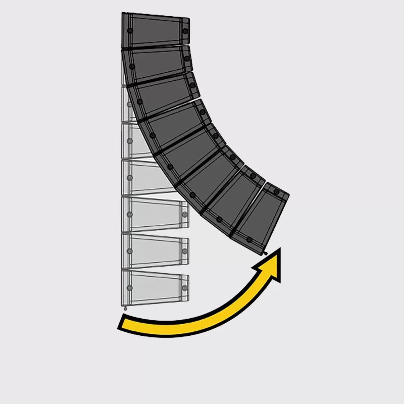 Glissières Caliber Flex-Glides Profil Bas 5-1/2" x 1-1/8" Paquet de 8