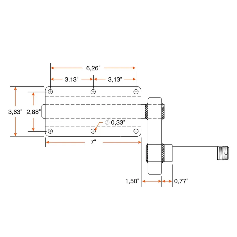 Ensemble de 2 demi-essieu Flexiride 935 lb