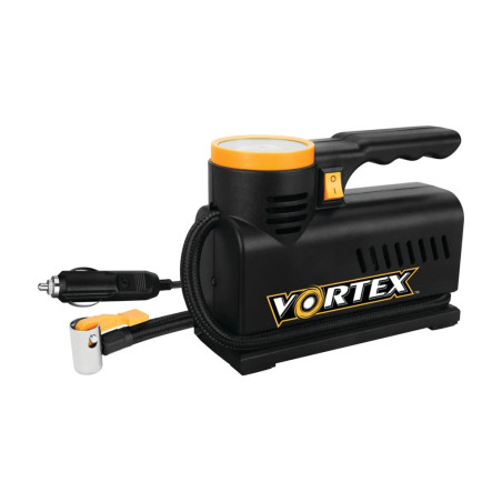 Compact 12V Tire Inflator with LED Light