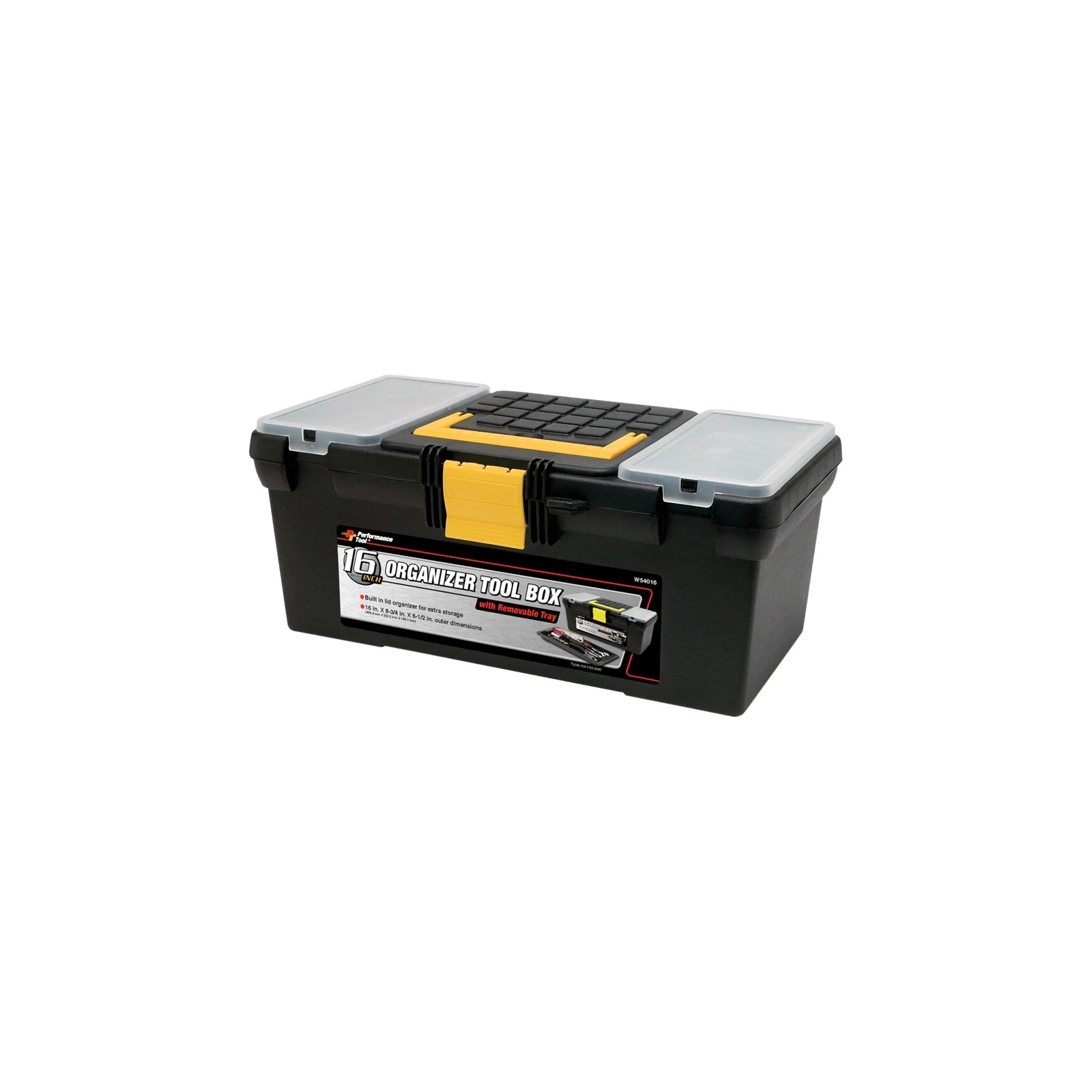 Performance Tool W54016 Plastic Organiser Tool box 16"