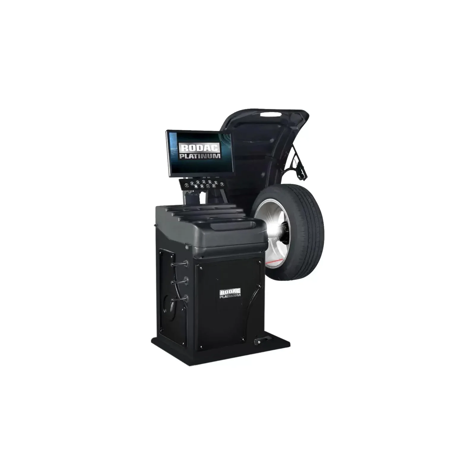 Electronic 3D Digital Wheel Balancer with Video Display, Laser Line and LED Light – RODAC Platinum RD46