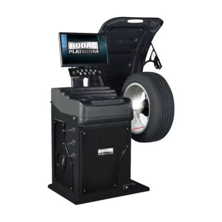 Electronic 3D Digital Wheel Balancer with Video Display, Laser Line and LED Light – RODAC Platinum RD46