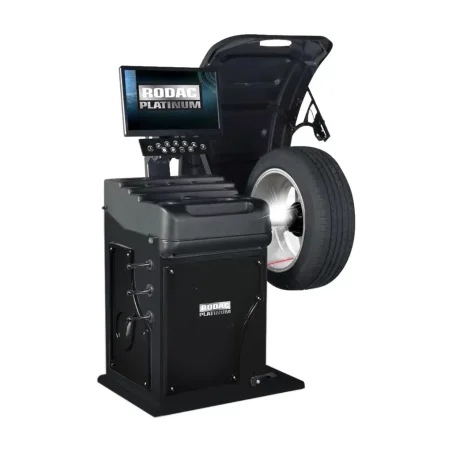 Electronic 3D Digital Wheel Balancer with Video Display, Laser Line and LED Light – RODAC Platinum RD46