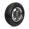 Castle Rock 175/80R13 6 Ply Tire on Jaguar Alloy Rim 5 Holes