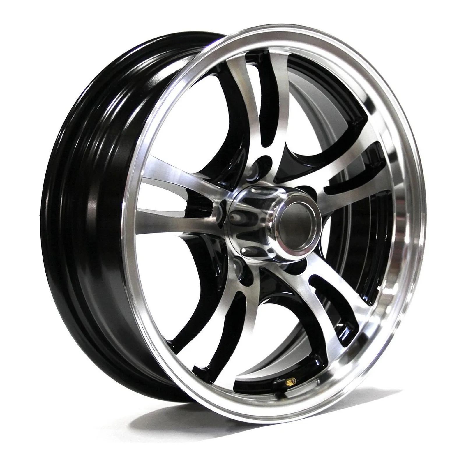 Jante Jaguar Noire en Alliage 15" x 5" 5 Trous (5/4.5) avec Capuchon