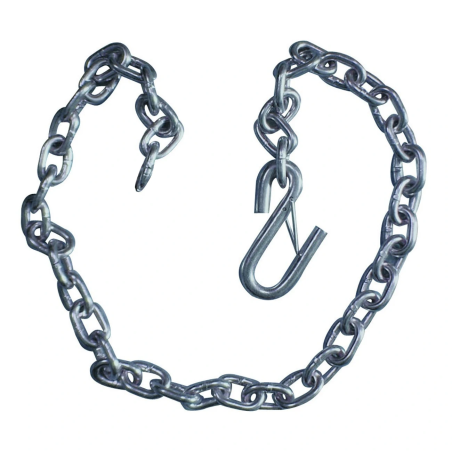 2000lb 3/16" x 48" Zinc Safety Chain