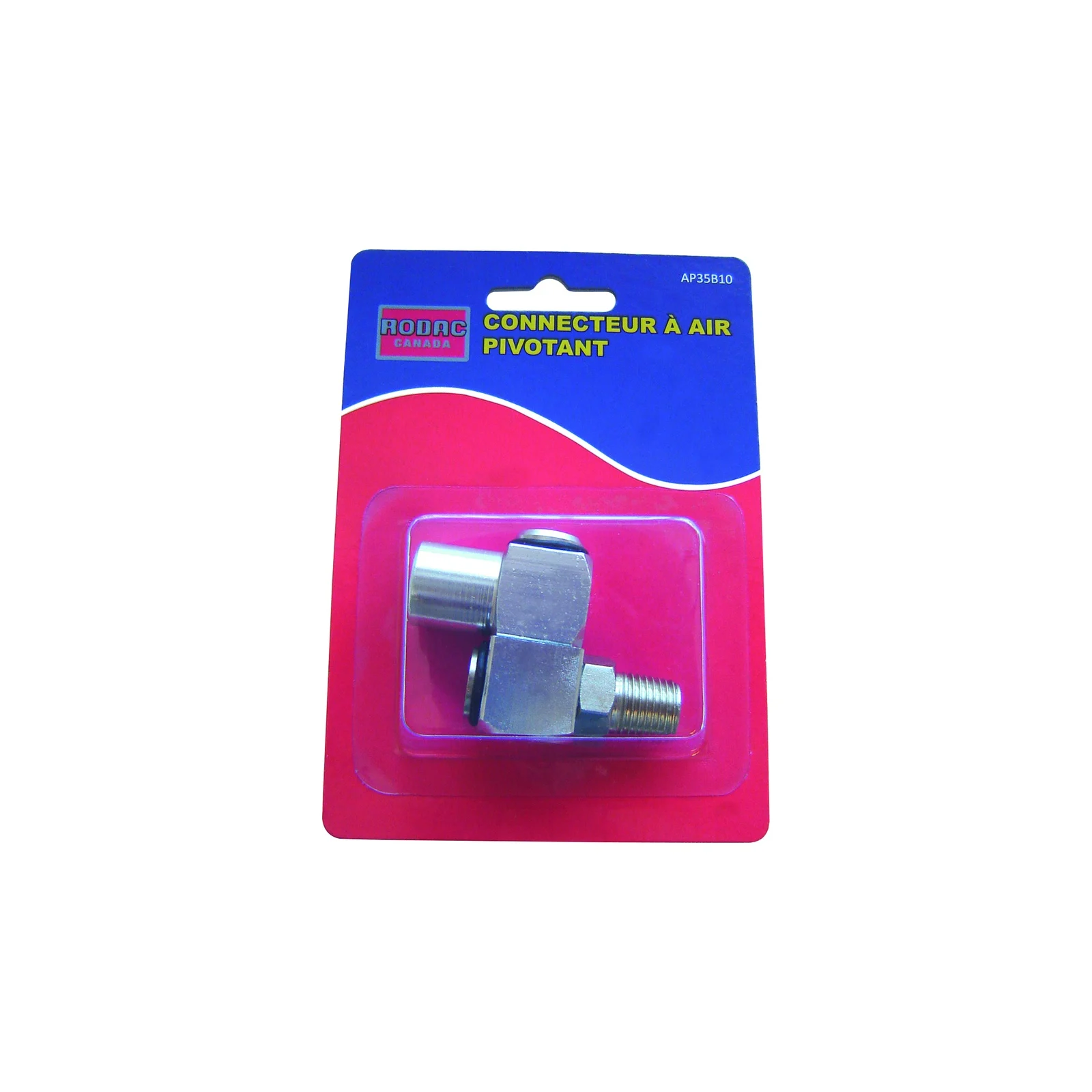 Connecteur à air pivotant 1/4" NPT laiton Rodac