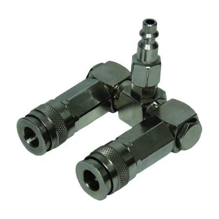Connecteur pivotant 2 voies 1/4" Rodac