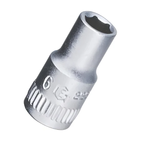 12-Point Chrome Socket 1/4" Dr. x 7 mm MET - Genius 232507