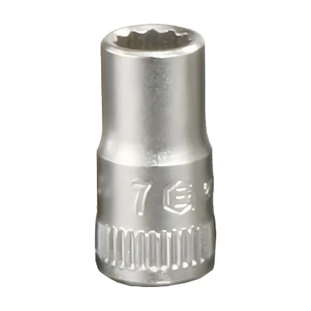 12-Point Chrome Socket 1/4" Dr. x 3/8" SAE - Genius 272512