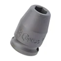6-Point Impact Socket 3/8" Dr. x 6 mm MET - Genius 343206