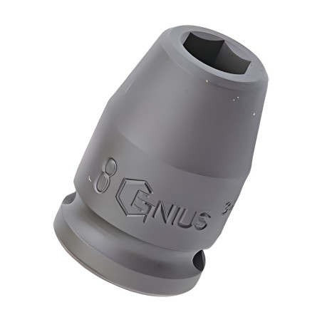 6-Point Impact Socket 3/8" Dr. x 7 mm MET - Genius 343207