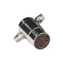 4-Way Trailer Side Round Metal Trailer Connector