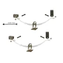 Ensemble de suspension simple à glissières avec boulons en "U" ronds 2-1/2" 3500 lb