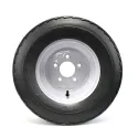 Pneu Hakuba 205/65-10 (20.5 x 8.0-10) 6 Plis sur Jante Blanche 5 trous