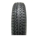 Pneu Radial Sterling 145R12 10 Plis sur Jante Rally Blanche 4 trous