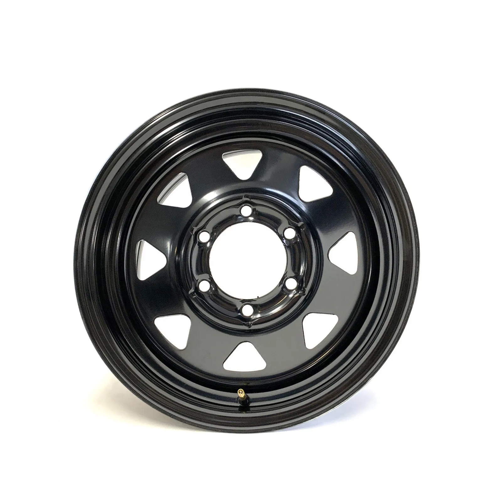 Black (6/5.5) 6 Holes 15" x 6" Rally Trailer Rim
