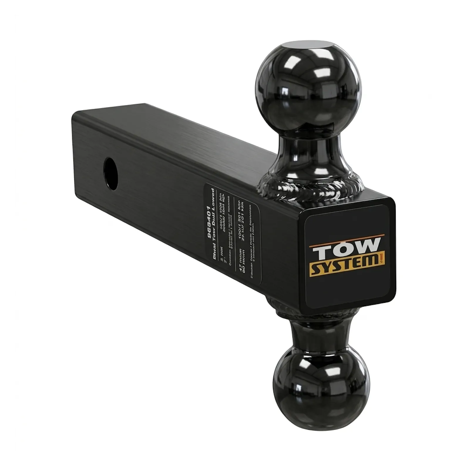 Barre d'Attelage 2" x 2" À Boules Multiples 2" et 2-5/16" 6000/10000 lb