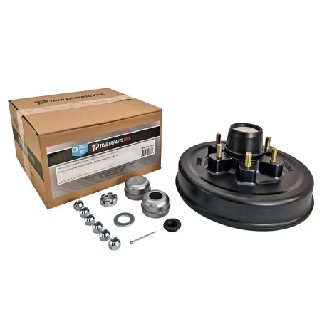 5200lb and 6000lb (6/5.5) Pre-Greased Brake drum with Ez-Lube bearing kit